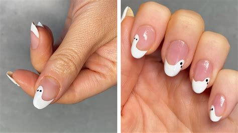 ghost acrylic nails|ghost nail polish.